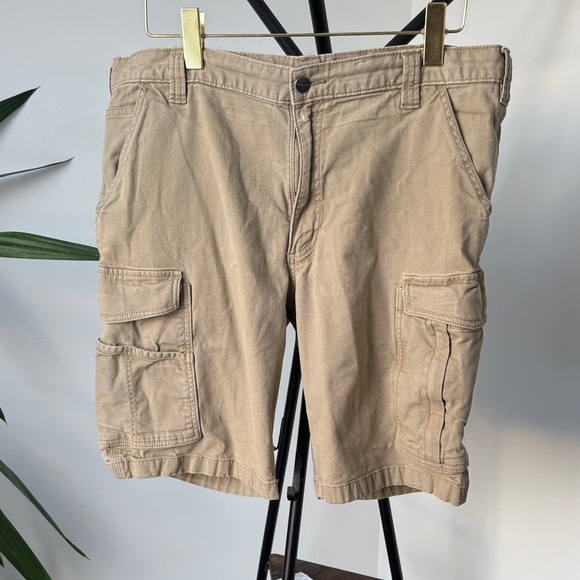 CARHARTT Tan Cargo Shorts | Tool Pocket | 36 - Picture 2 of 8